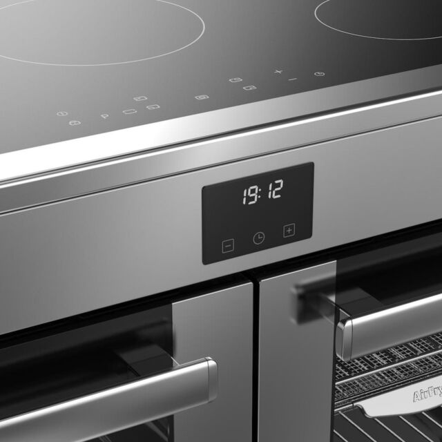 Belling RCA COOKCENTRE 100Ei 100cm Electric Induction Touch Range Cooker - Stainless Steel