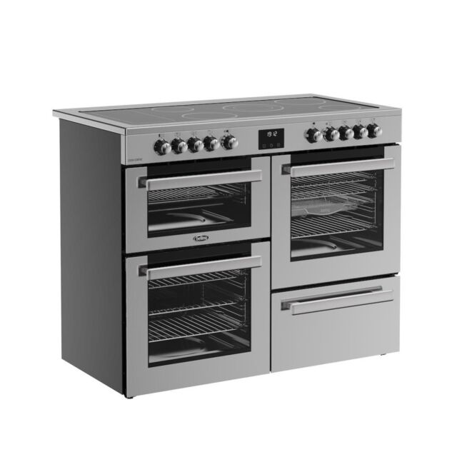 Belling RCA COOKCENTRE 110E 110cm Electric Ceramic Range Cooker - Stainless Steel