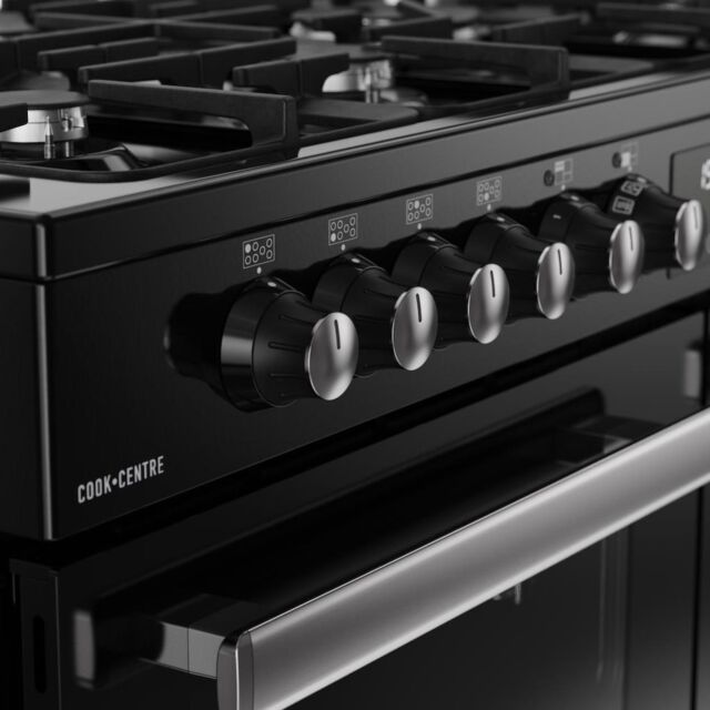 Belling RCA COOKCENTRE 110DF 110cm Dual Fuel Range Cooker - Black