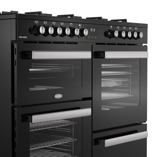 Belling RCA COOKCENTRE 110DF 110cm Dual Fuel Range Cooker - Black