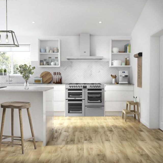 Belling RCA COOKCENTRE 110DF 110cm Dual Fuel Range Cooker - Stainless Steel