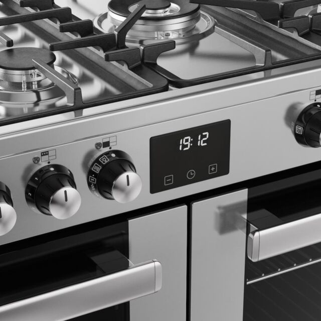 Belling RCA COOKCENTRE 110DF 110cm Dual Fuel Range Cooker - Stainless Steel