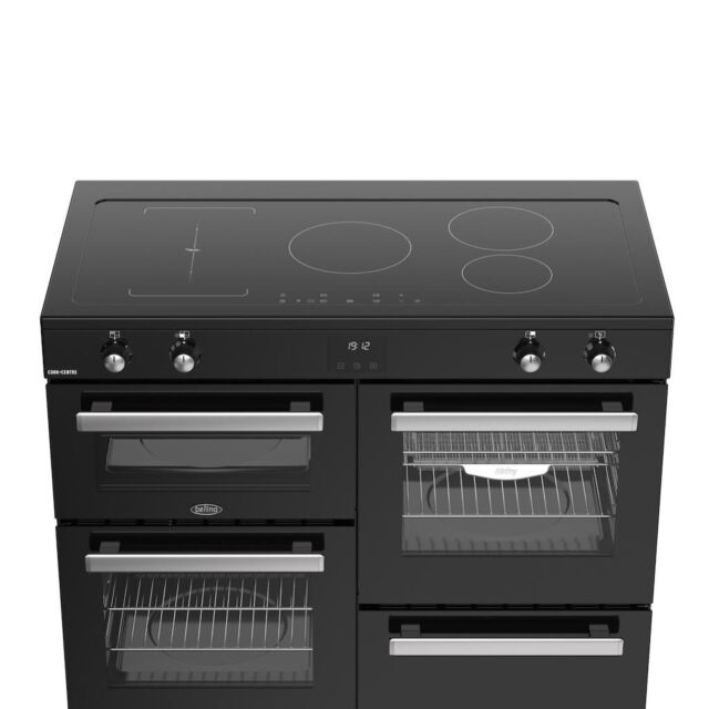 Belling RCA COOKCENTRE 110Ei 110cm Electric Induction Touch Range Cooker - Black
