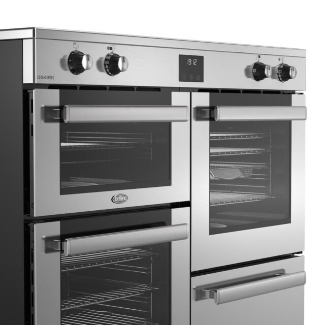 Belling RCA COOKCENTRE 110Ei 110cm Electric Induction Touch Range Cooker - Stainless Steel