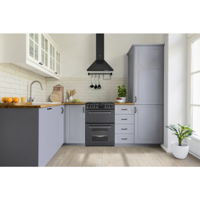Belling MRA FARMHOUSE 60cm Dual Fuel Cooker with Double Oven - Anthracite