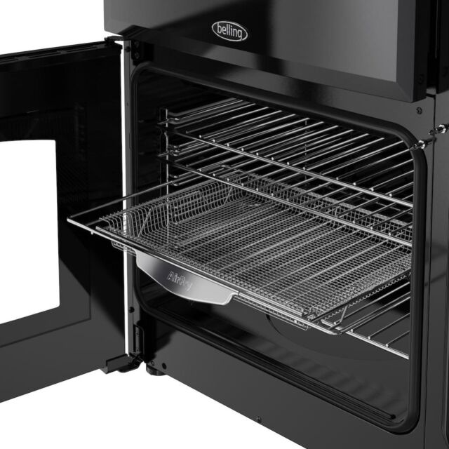 Belling RCA FARMHOUSE 90DF 90cm Dual Fuel Range Cooker - Black
