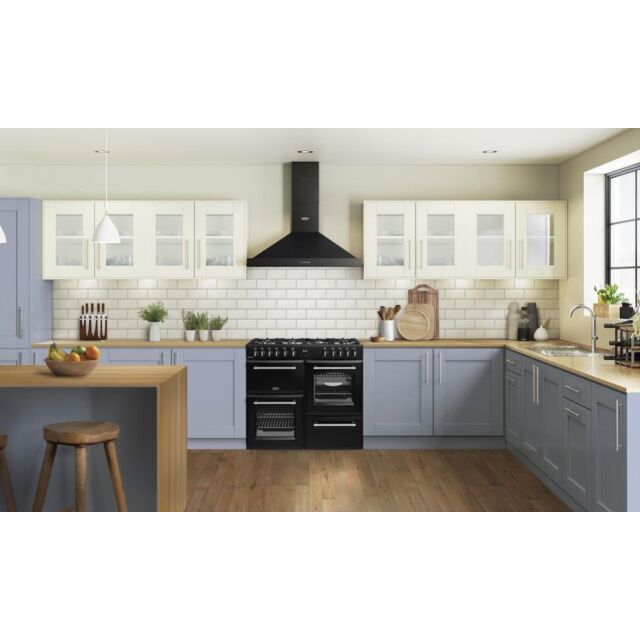 Belling RCA FARMHOUSE 100DF 100cm Dual Fuel Range Cooker - Black