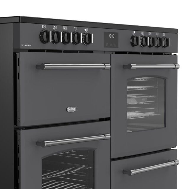Belling RCA FARMHOUSE 110E 110cm Electric Ceramic Range Cooker - Anthracite