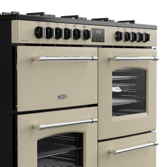 Belling RCA FARMHOUSE 110DF 110cm Dual Fuel Range Cooker - Cream