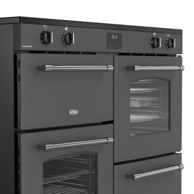 Belling RCA FARMHOUSE 110Ei 110cm Electric Induction Touch Range Cooker - Anthracite