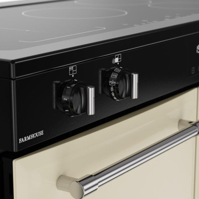 Belling RCA FARMHOUSE 110Ei 110cm Electric Induction Touch Range Cooker - Cream