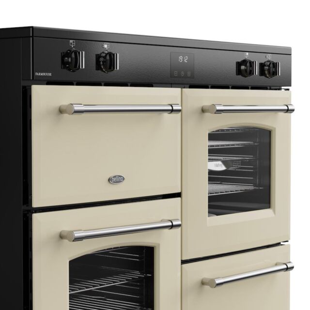 Belling RCA FARMHOUSE 110Ei 110cm Electric Induction Touch Range Cooker - Cream