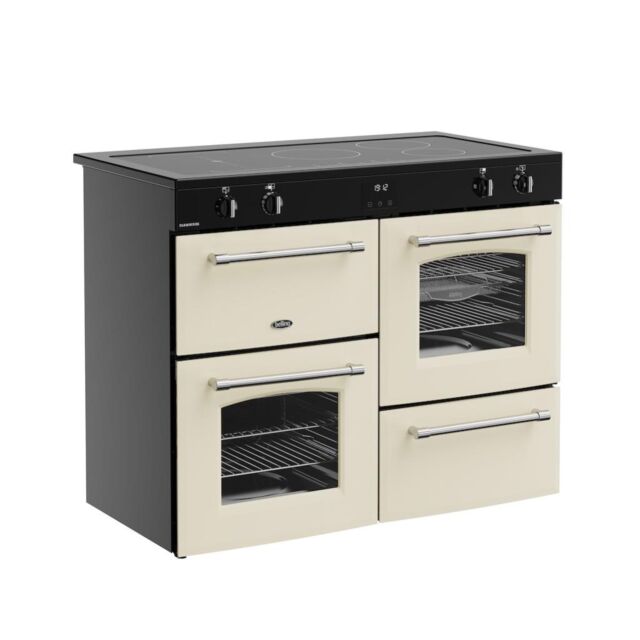Belling RCA FARMHOUSE 110Ei 110cm Electric Induction Touch Range Cooker - Cream