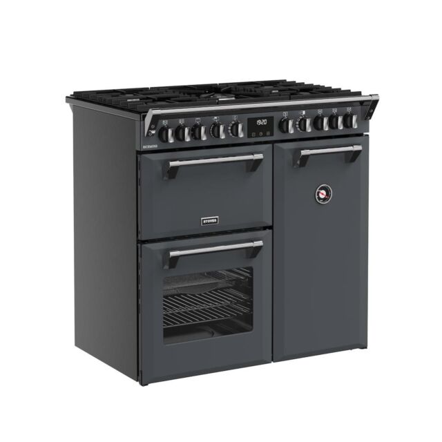 Stoves RCA RICH 90DF 90cm Richmond Dual Fuel Range Cooker - Anthracite