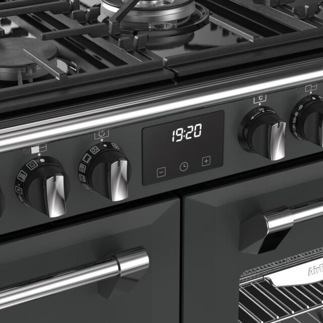 Stoves RCA RICH 100DF 100cm Richmond Dual Fuel Range Cooker - Anthracite