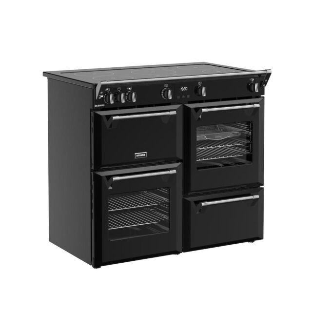 Stoves RCA RICH 100Ei TCH 100cm Richmond Electric Induction Touch Range Cooker - Black