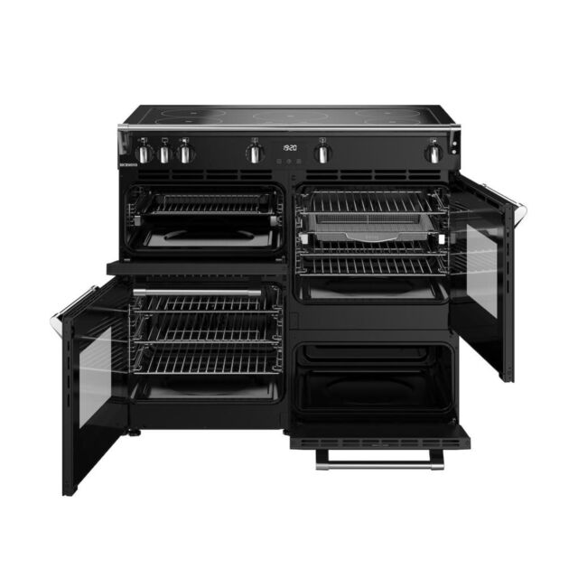 Stoves RCA RICH 100Ei TCH 100cm Richmond Electric Induction Touch Range Cooker - Black
