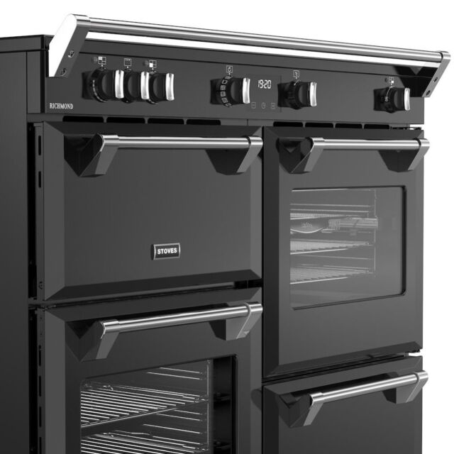 Stoves RCA RICH 110Ei TCH 110cm Richmond Electric Induction Touch Range Cooker - Black
