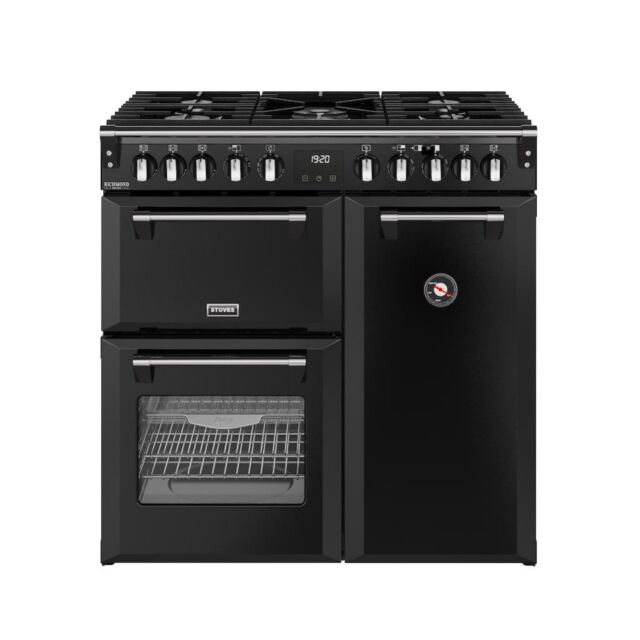 Stoves DX RCA RICH 90DF 90cm Richmond DX Dual Fuel Range Cooker - Black