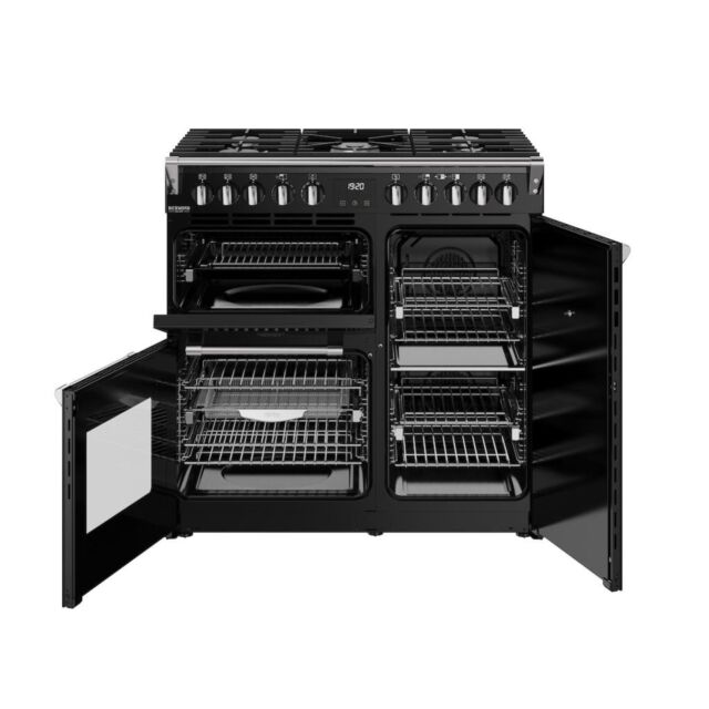 Stoves DX RCA RICH 90DF 90cm Richmond DX Dual Fuel Range Cooker - Black