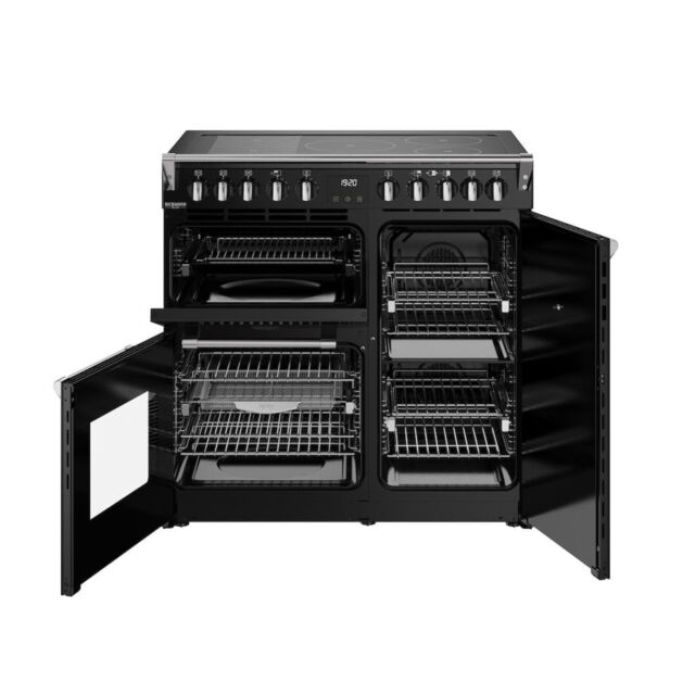 Stoves DX RCA RICH 90Ei RTY 90cm Richmond DX Electric Induction Rotary Range Cooker - Black