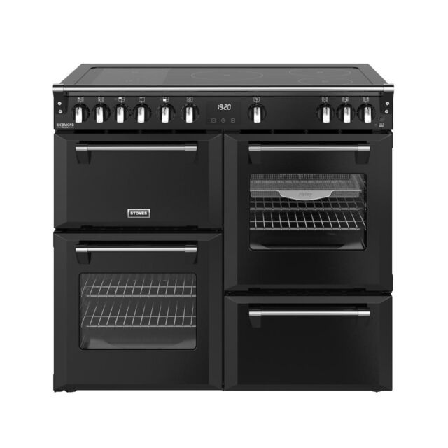 Stoves DX RCA RICH 100Ei RTY 100cm Richmond DX Electric Induction Rotary Range Cooker - Black