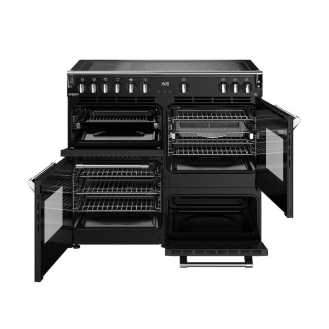 Stoves DX RCA RICH 100Ei RTY 100cm Richmond DX Electric Induction Rotary Range Cooker - Black