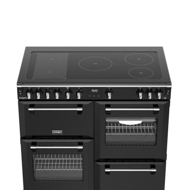 Stoves DX RCA RICH 100Ei RTY 100cm Richmond DX Electric Induction Rotary Range Cooker - Black