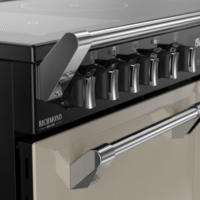 Stoves DX RCA RICH 100Ei RTY 100cm Richmond DX Electric Induction Rotary Range Cooker - Cream