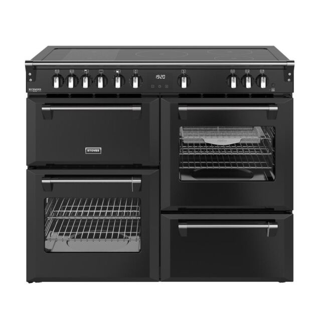 Stoves DX RCA RICH 110Ei RTY 110cm Richmond DX Electric Induction Rotary Range Cooker - Black