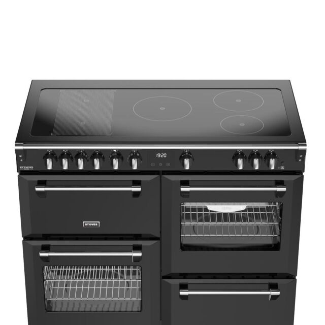 Stoves DX RCA RICH 110Ei RTY 110cm Richmond DX Electric Induction Rotary Range Cooker - Black