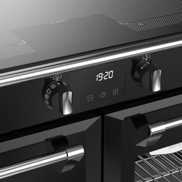 Stoves DX RCA RICH 110Ei ZLS 110cm Richmond DX Electric Induction Zoneless Range Cooker - Black