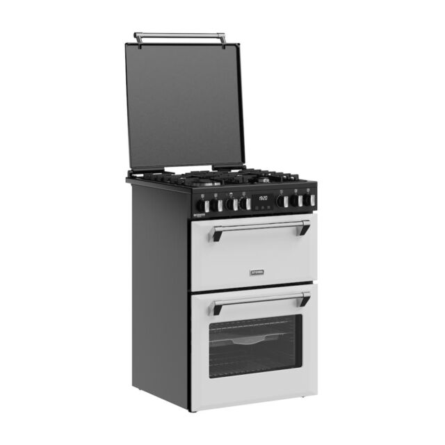 Stoves DX MRA RICH 60DF 60cm Dual Fuel Cooker with Double Oven - Ice White