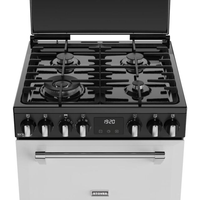 Stoves DX MRA RICH 60DF 60cm Dual Fuel Cooker with Double Oven - Ice White