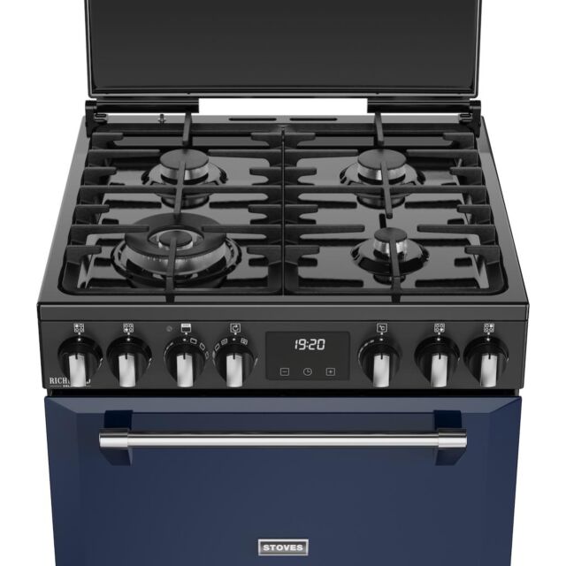 Stoves DX MRA RICH 60DF 60cm Dual Fuel Cooker with Double Oven - Midnight Blue