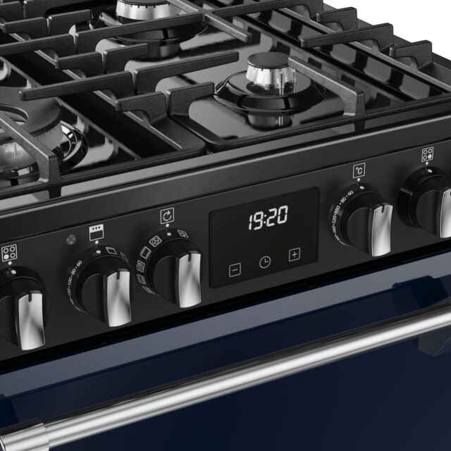 Stoves DX MRA RICH 60DF 60cm Dual Fuel Cooker with Double Oven - Midnight Blue