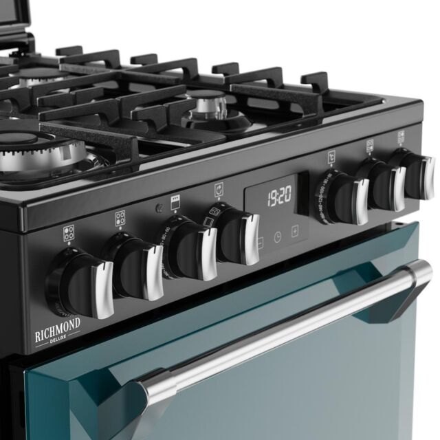 Stoves DX MRA RICH 60DF 60cm Dual Fuel Cooker with Double Oven - Deep Marine