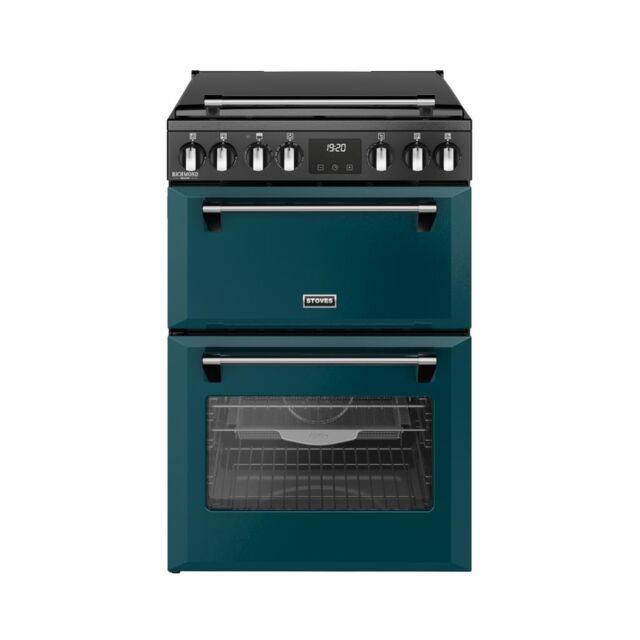 Stoves DX MRA RICH 60DF 60cm Dual Fuel Cooker with Double Oven - Deep Marine