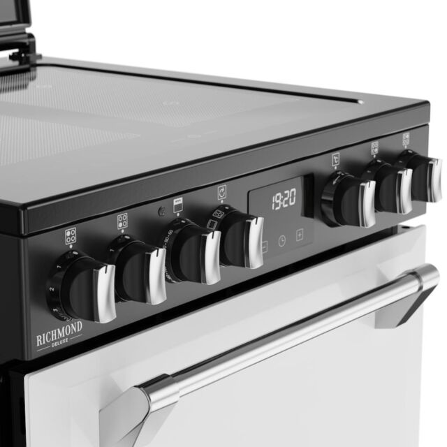 Stoves DX MRA RICH 60Ei RTY 60cm Richmond DX Electric Induction Rotary Cooker - Ice White