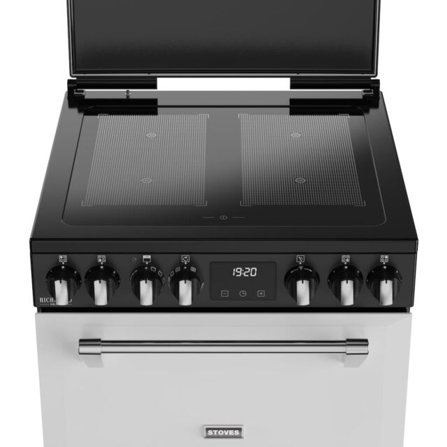 Stoves DX MRA RICH 60Ei RTY 60cm Richmond DX Electric Induction Rotary Cooker - Ice White