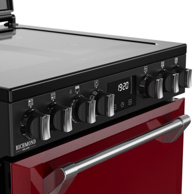Stoves DX MRA RICH 60Ei RTY 60cm Richmond DX Electric Induction Rotary Cooker - Garnet Red