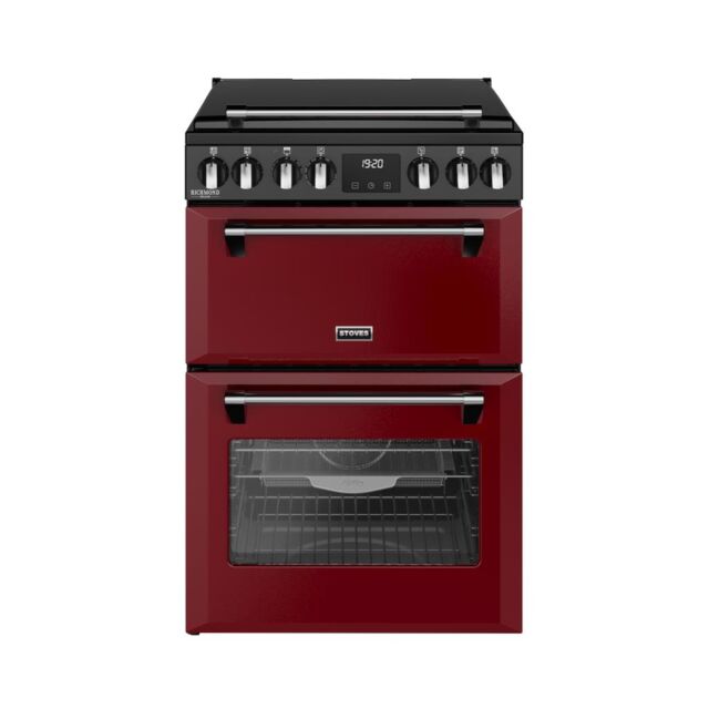 Stoves DX MRA RICH 60Ei RTY 60cm Richmond DX Electric Induction Rotary Cooker - Garnet Red