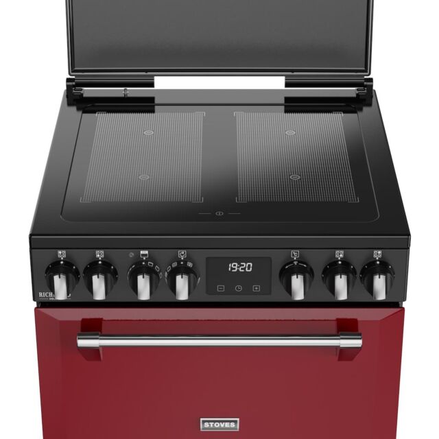 Stoves DX MRA RICH 60Ei RTY 60cm Richmond DX Electric Induction Rotary Cooker - Garnet Red