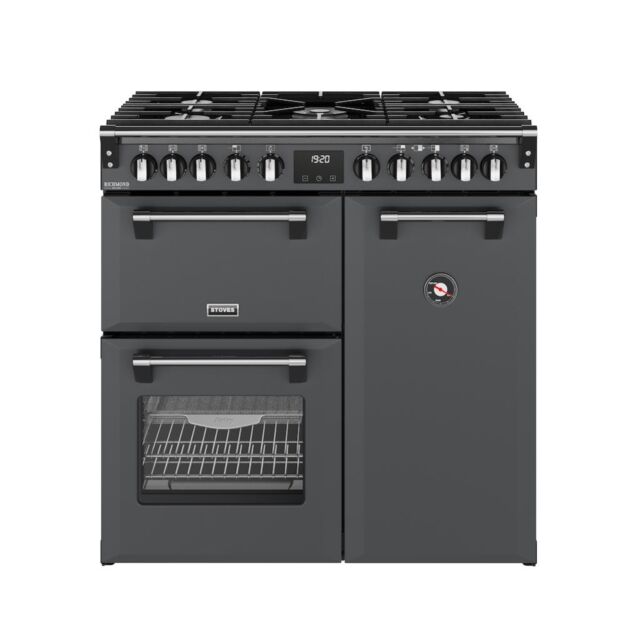 Stoves DX RCA RICH 90DF 90cm Richmond DX Dual Fuel Range Cooker - Anthracite Grey