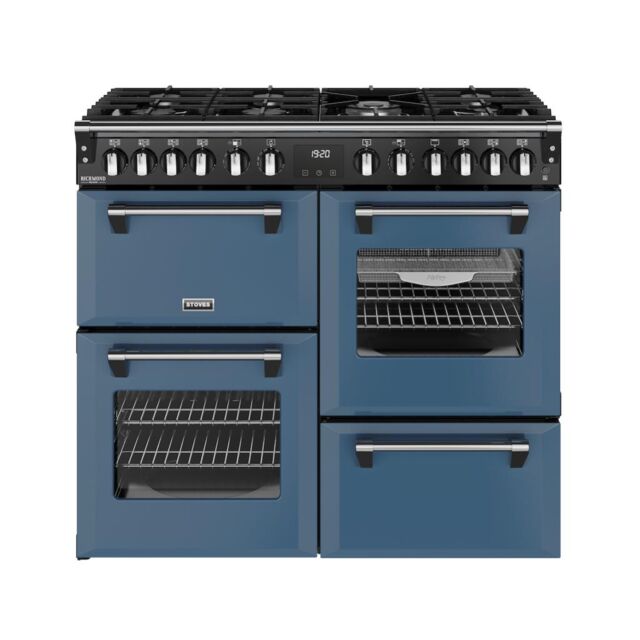 Stoves DX RCA RICH 100DF 100cm Richmond DX Dual Fuel Range Cooker - Twilight Blue