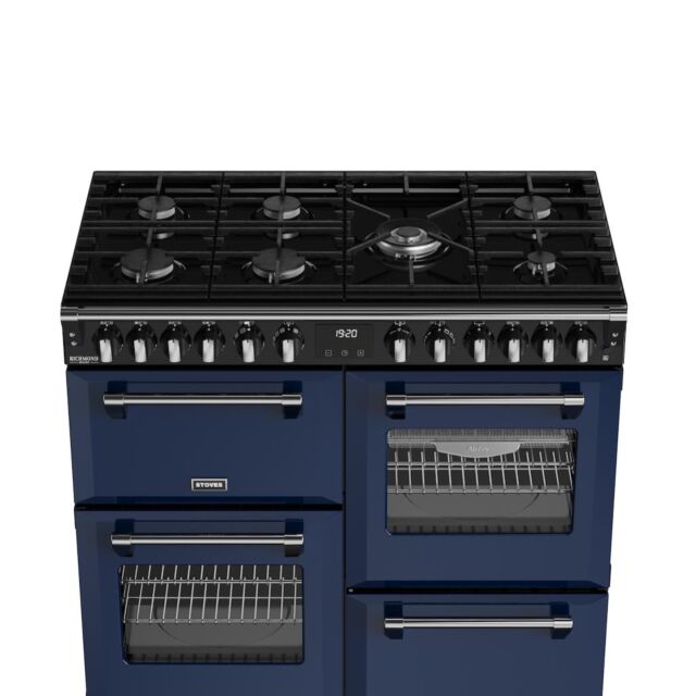 Stoves DX RCA RICH 100DF 100cm Richmond DX Dual Fuel Range Cooker - Midnight Blue
