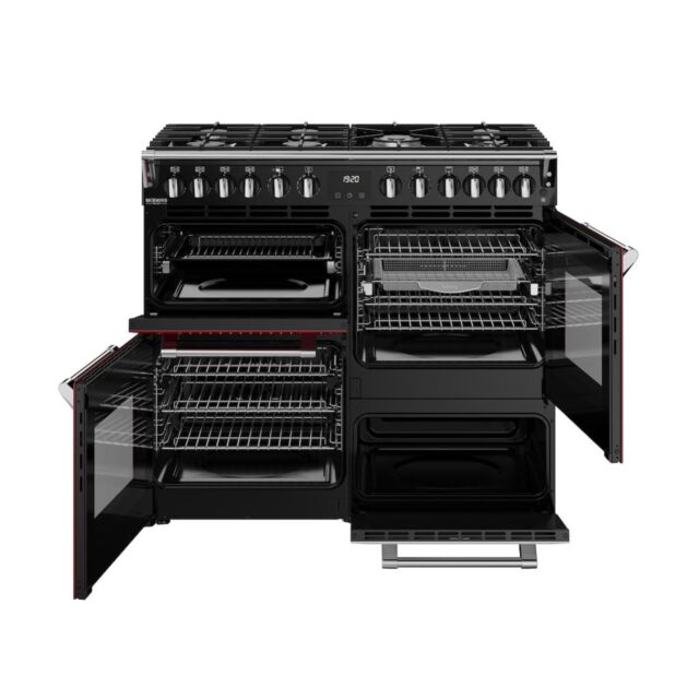 Stoves DX RCA RICH 100DF 100cm Richmond DX Dual Fuel Range Cooker - Garnet Red