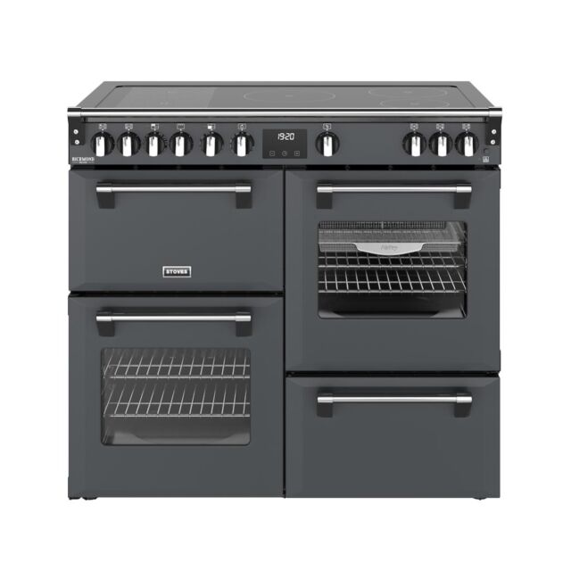 Stoves DX RCA RICH 100Ei RTY 100cm Richmond DX Electric Induction Rotary Range Cooker - Anthracite Grey