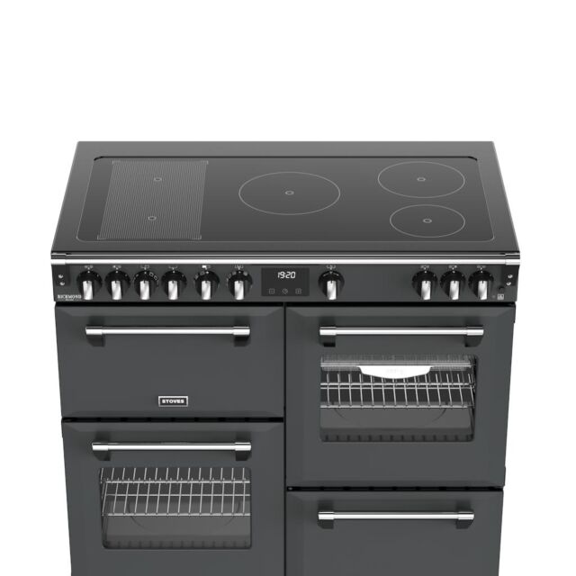 Stoves DX RCA RICH 100Ei RTY 100cm Richmond DX Electric Induction Rotary Range Cooker - Anthracite Grey
