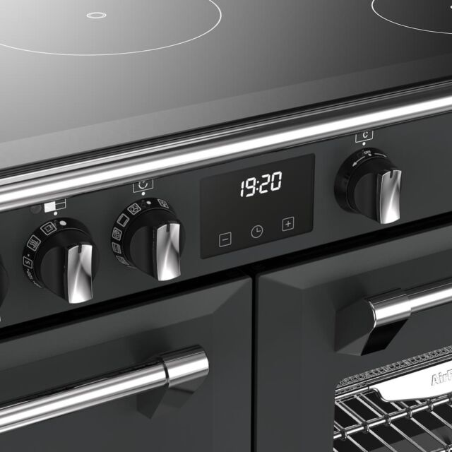Stoves DX RCA RICH 100Ei RTY 100cm Richmond DX Electric Induction Rotary Range Cooker - Anthracite Grey